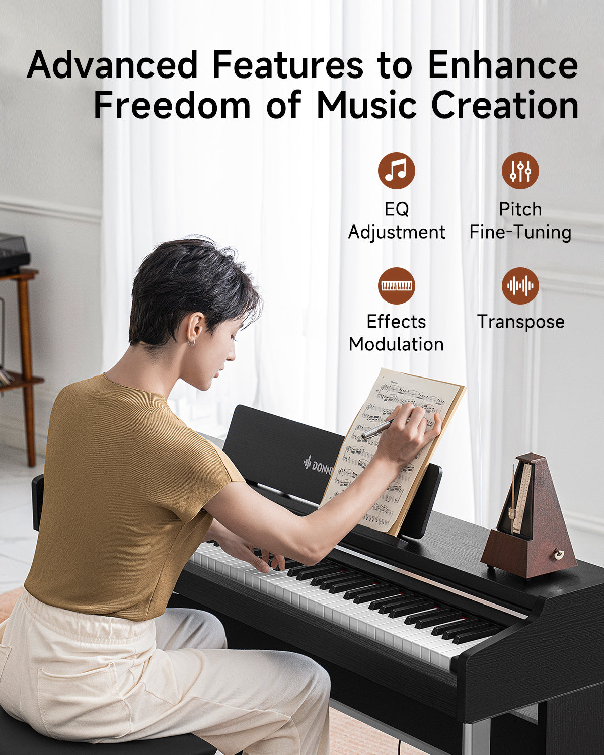Donner DDP-200 PRO Upright Digital Piano