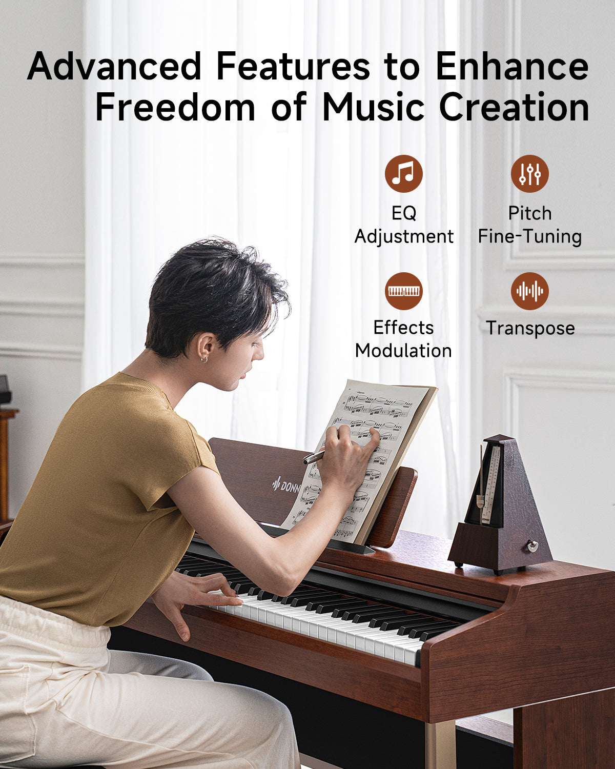 Donner DDP-200 PRO Upright Digital Piano