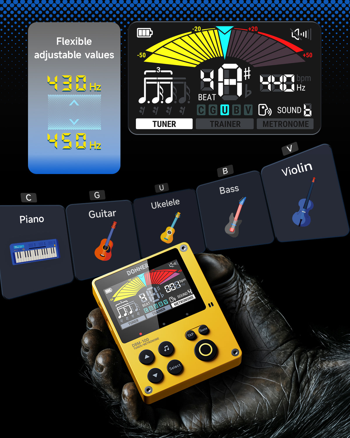 Donner DBM-100 Rechargeable Metronome