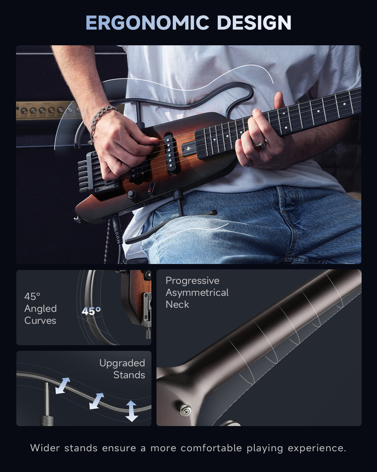 Donner HUSH X Electric Guitar