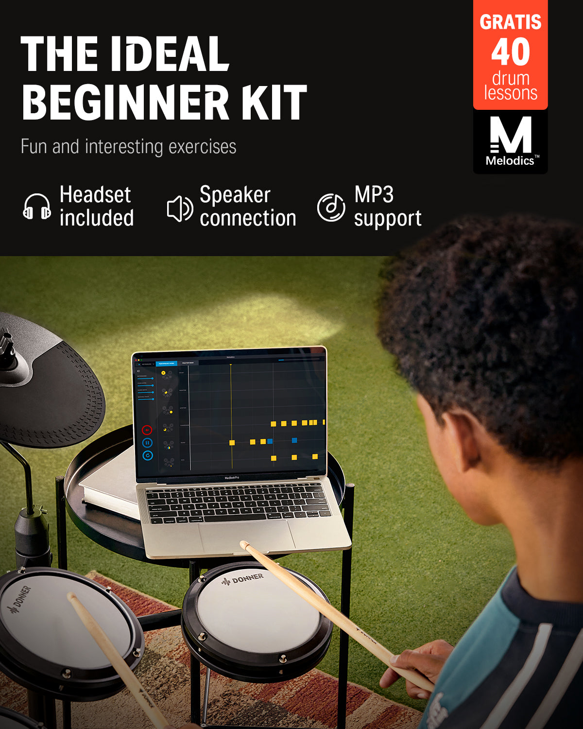 donner-ded-80-best-electronic-drum-kit-for-beginners-with-headphones-drum-throne