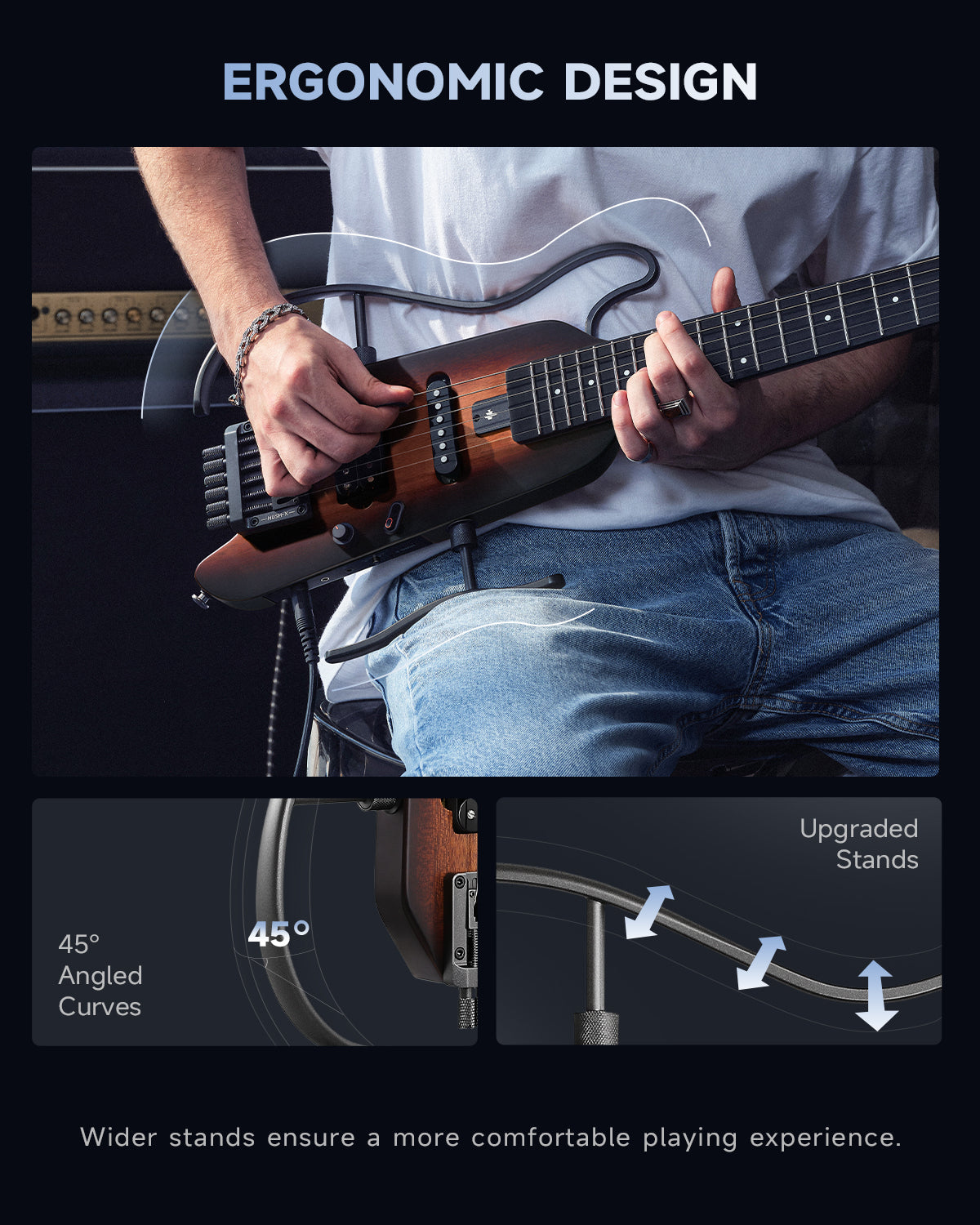 Donner HUSH X Electric Guitar