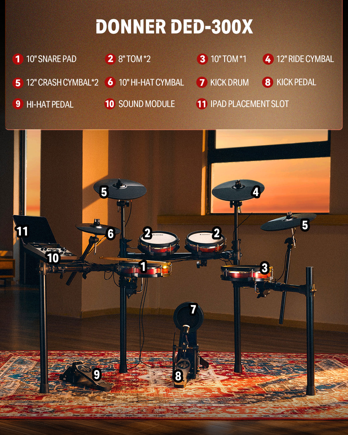 donner-ded-300x-electronic-drum-set