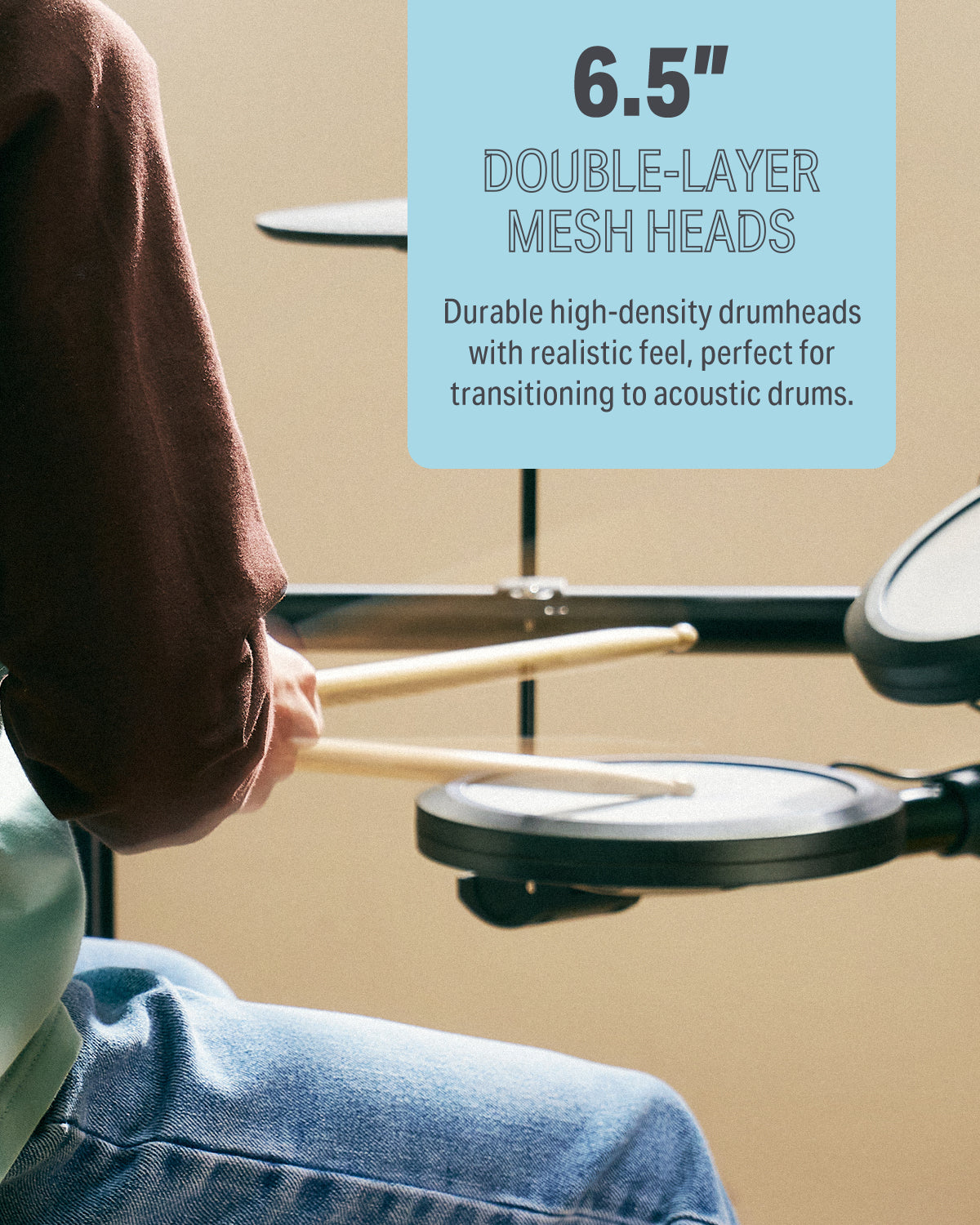 Donner DED-70 Electronic Drum Kit for beginner