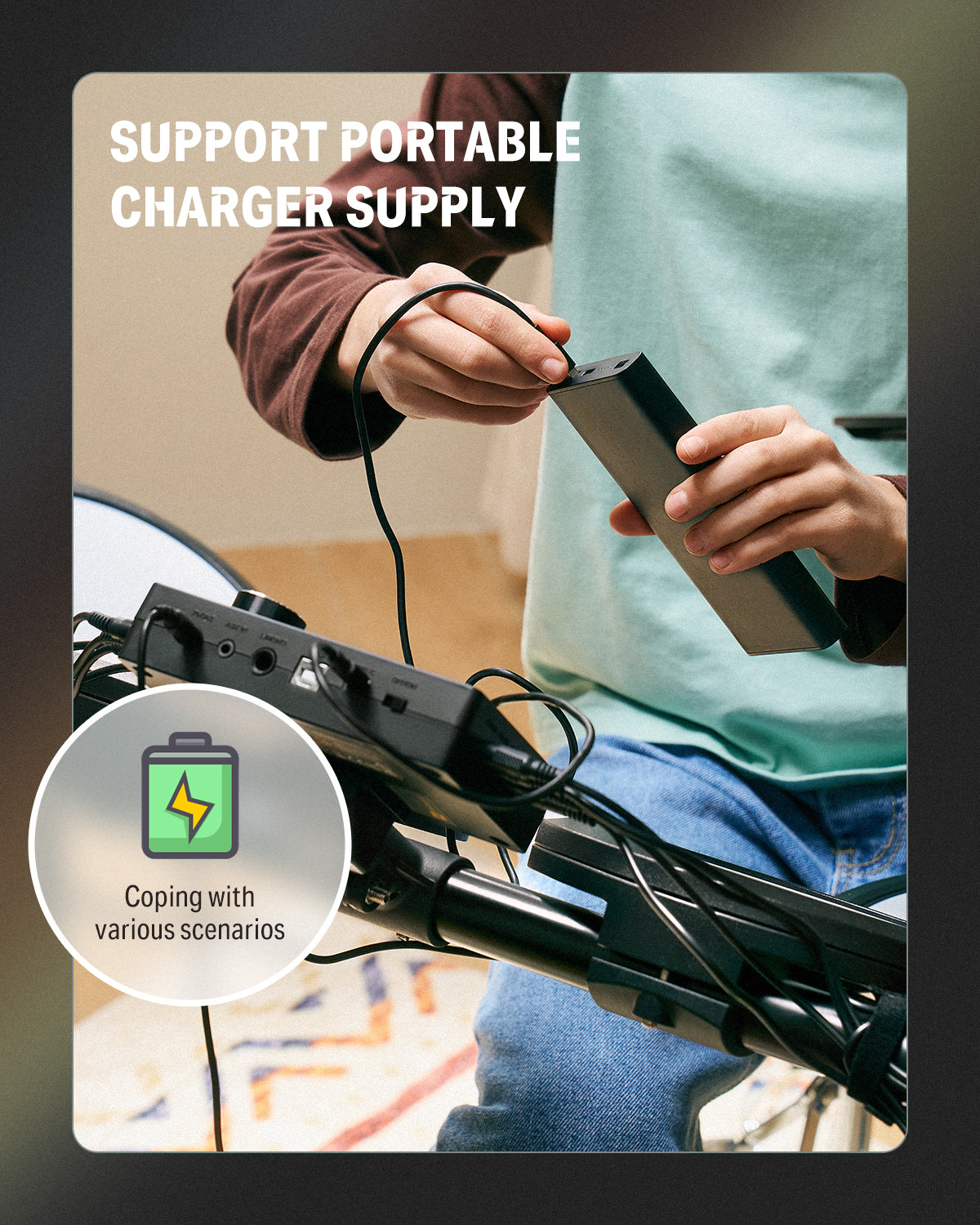 Donner DED-70 Electronic Drum Kit for beginner