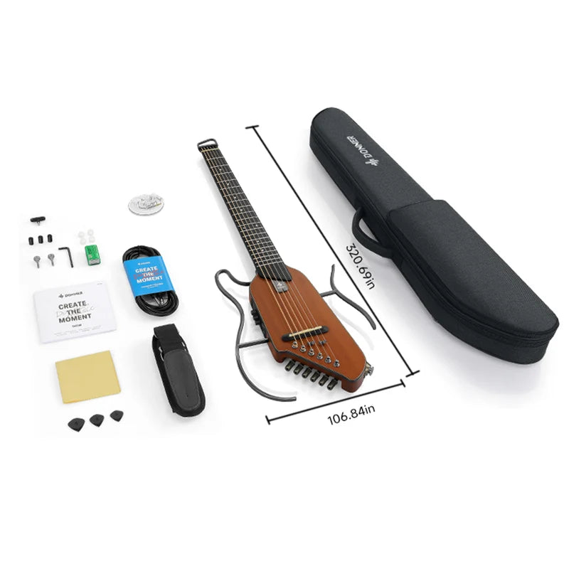 Donner HUSH I Evo2 Guitar-Natural##