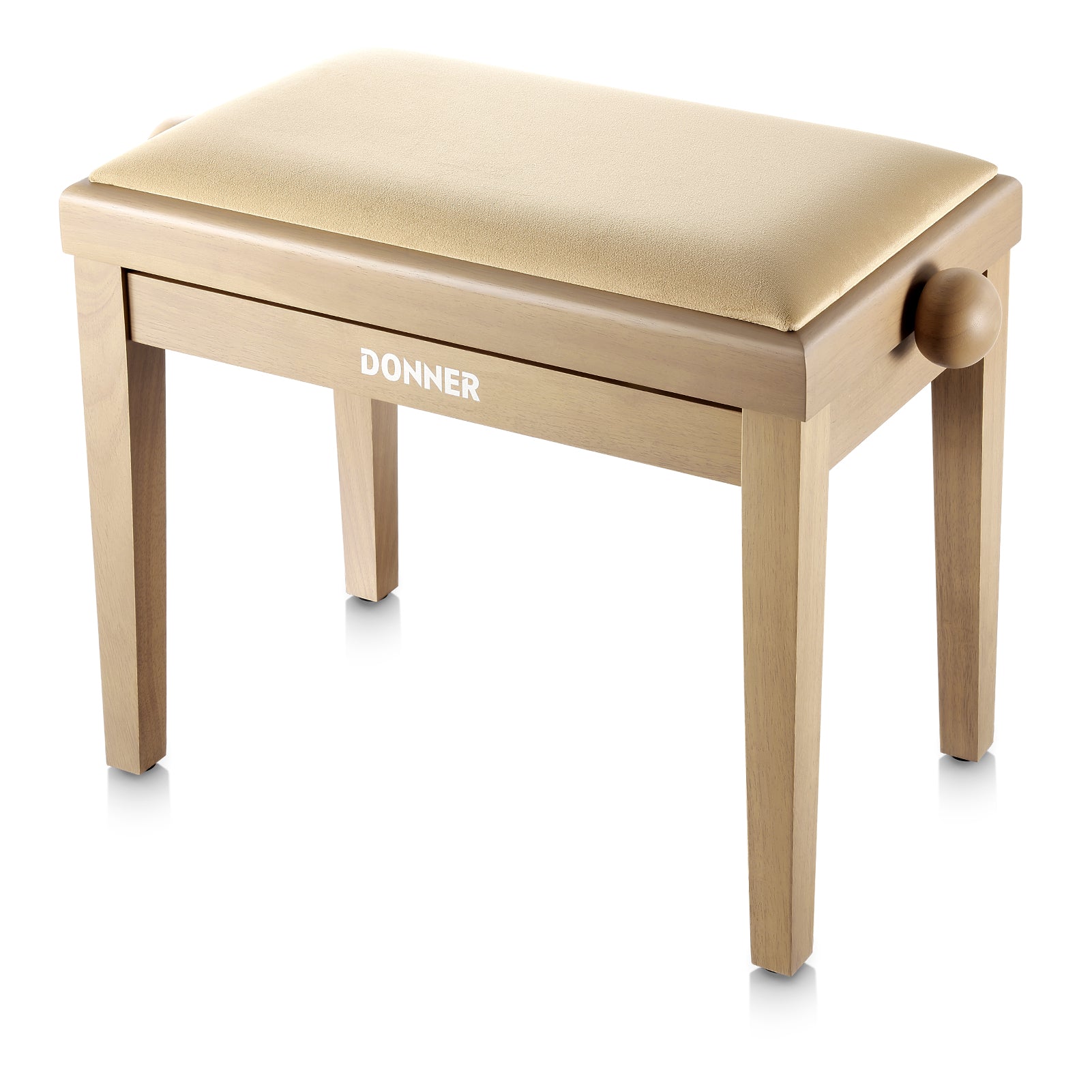 Donner Height-adjustable piano stool,Matte Beige
