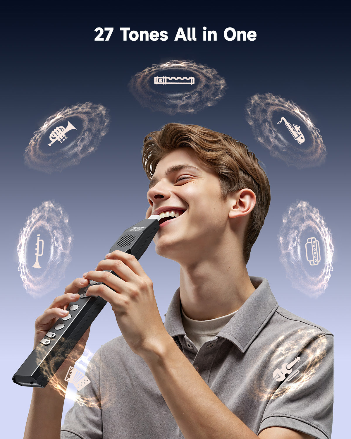 Eastar EDA-100 Digital Wind Instrument Black