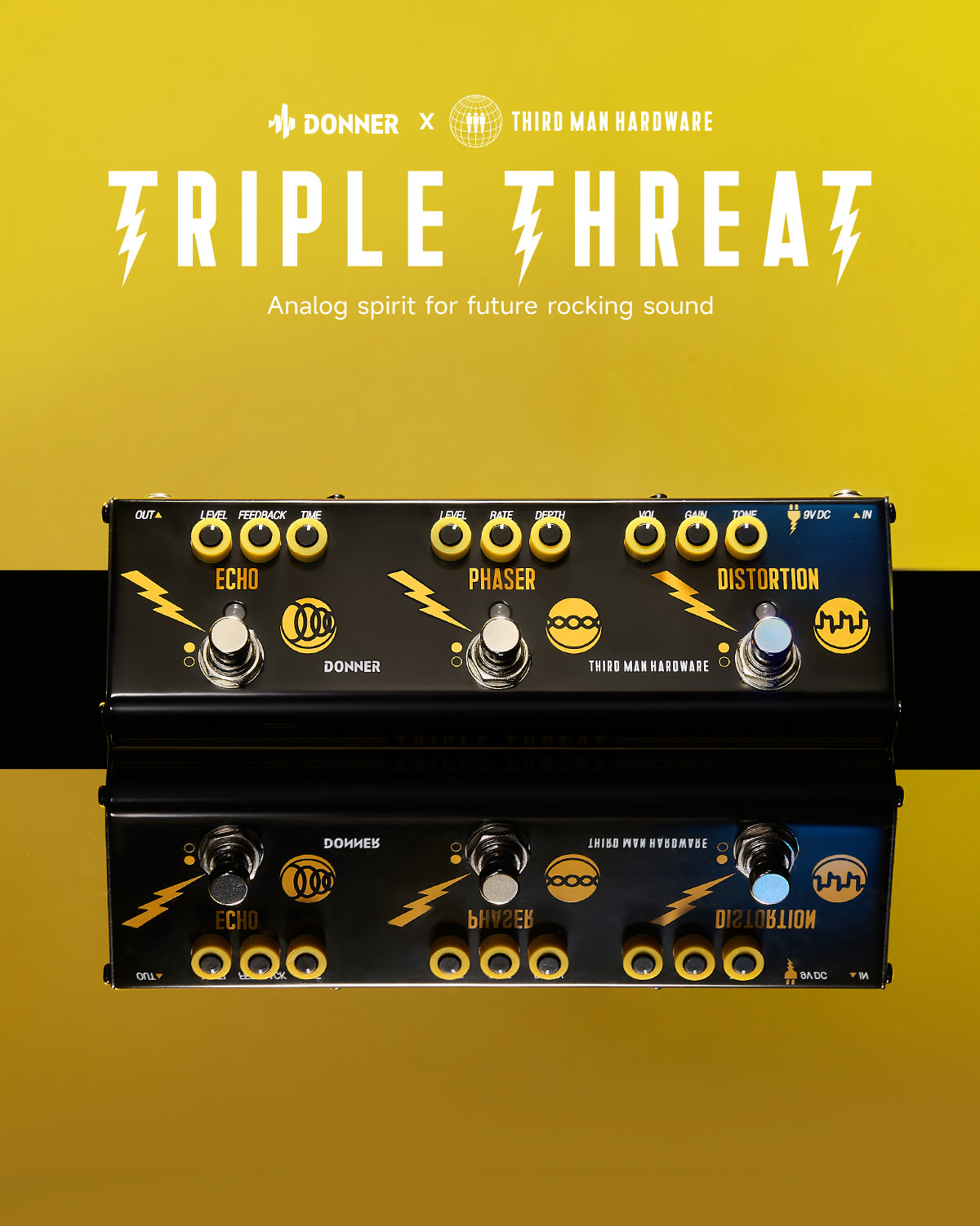 Donner X Triple Threat Guitar Pedal