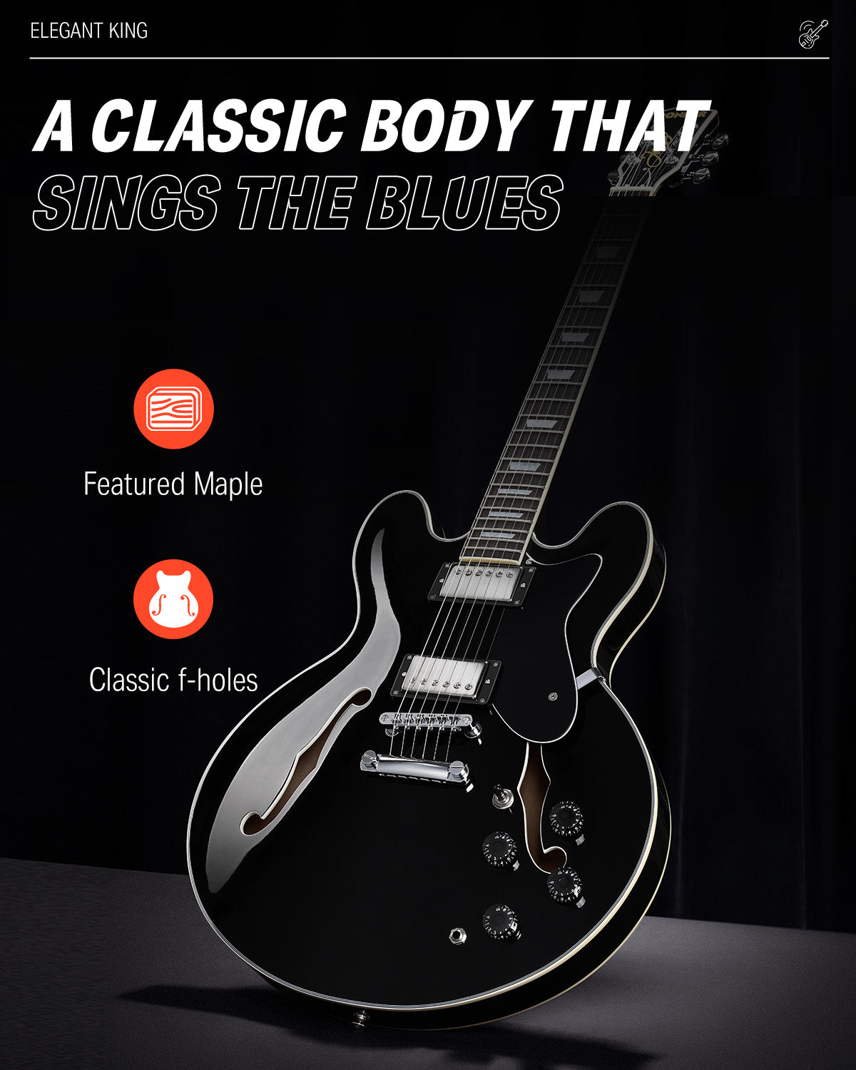 Donner DJP-1000 Electric Guitar-
Black##