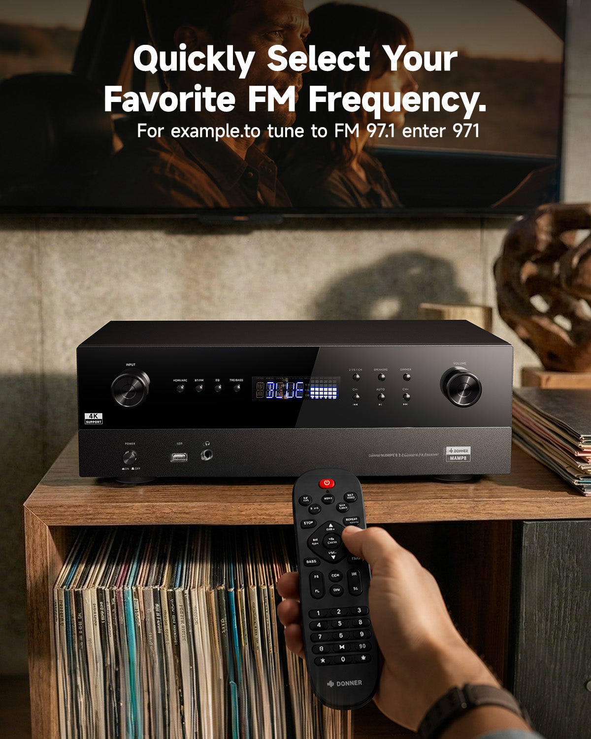 Donner MAMP8 5.2 Channel AV Receiver