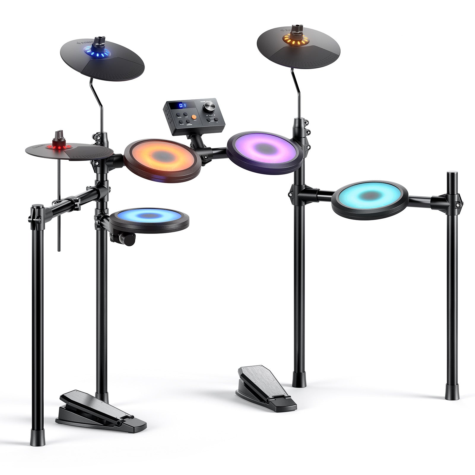 Donner DED-70L Batería Electrónica con luces LED