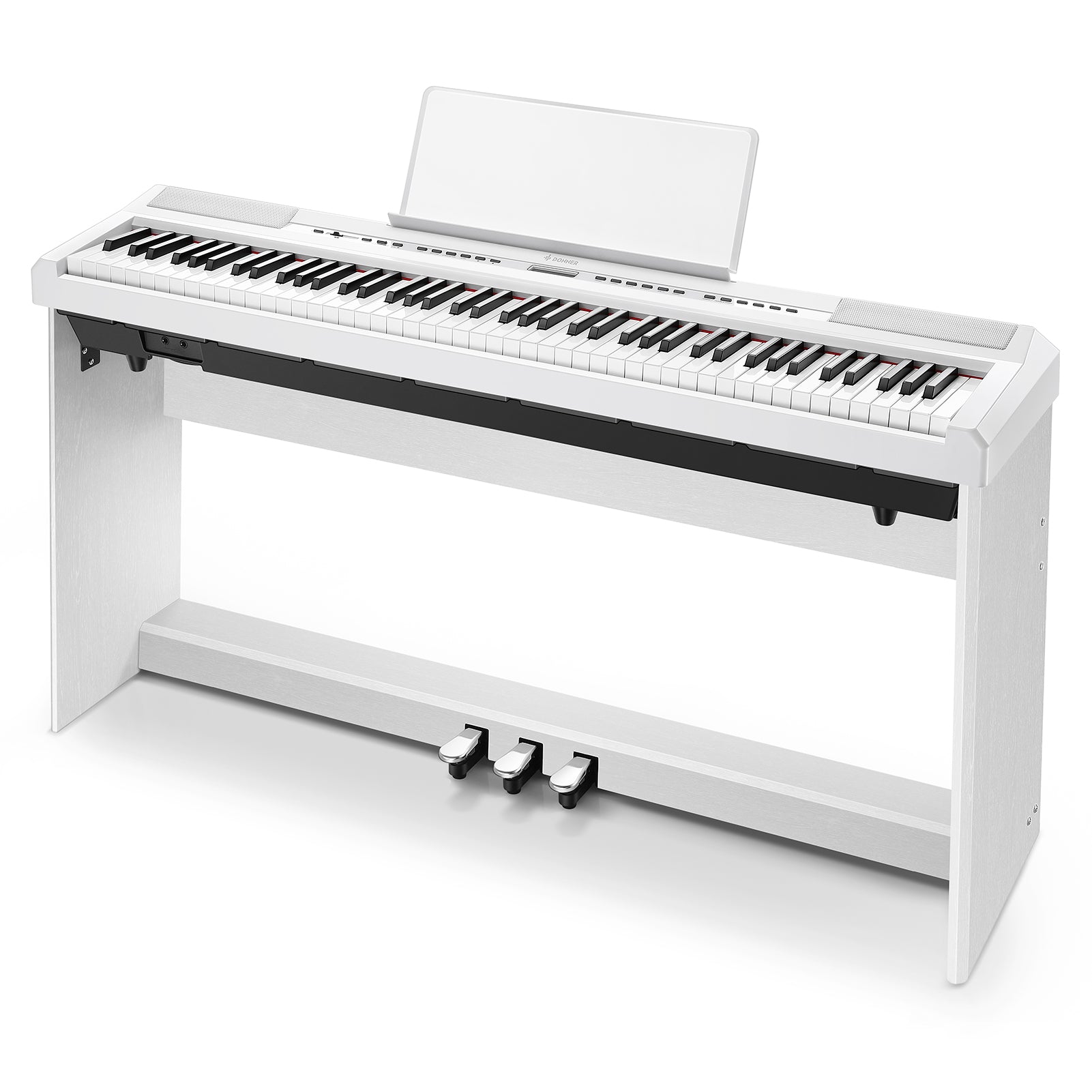 Donner DEP-20 88 Key Weighted Digital Piano with Furniture Stand & 3