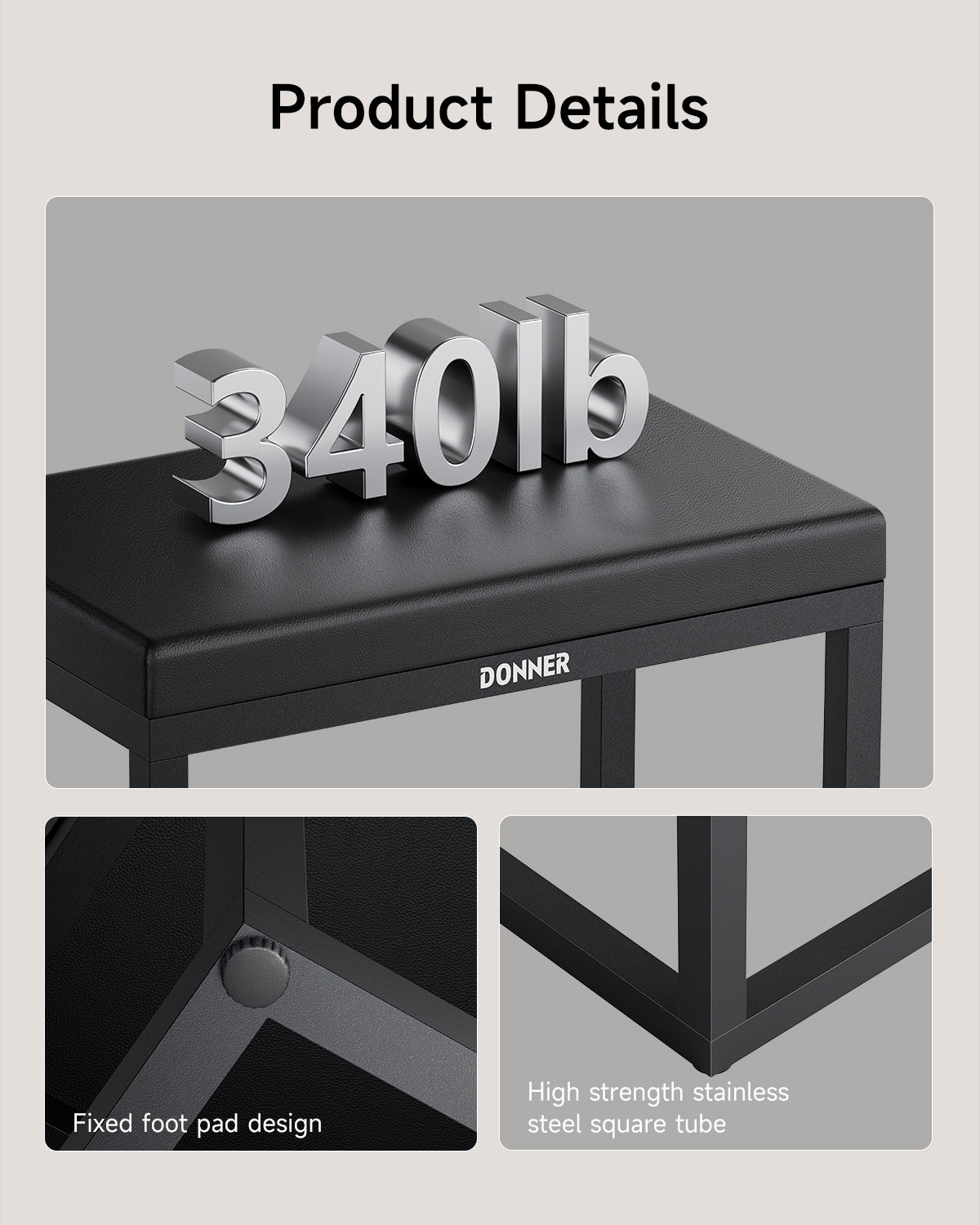 Donner DKB-200 Metal Piano Bench