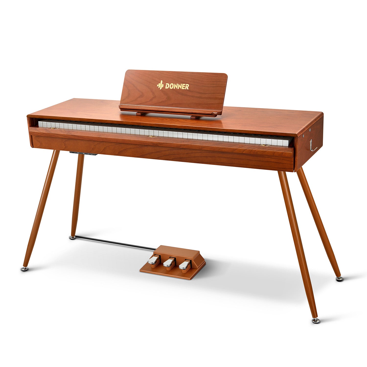 Donner DDP-80 PRO Solid Wood 88 Key Weighted Digital Piano Desk Drawer Design