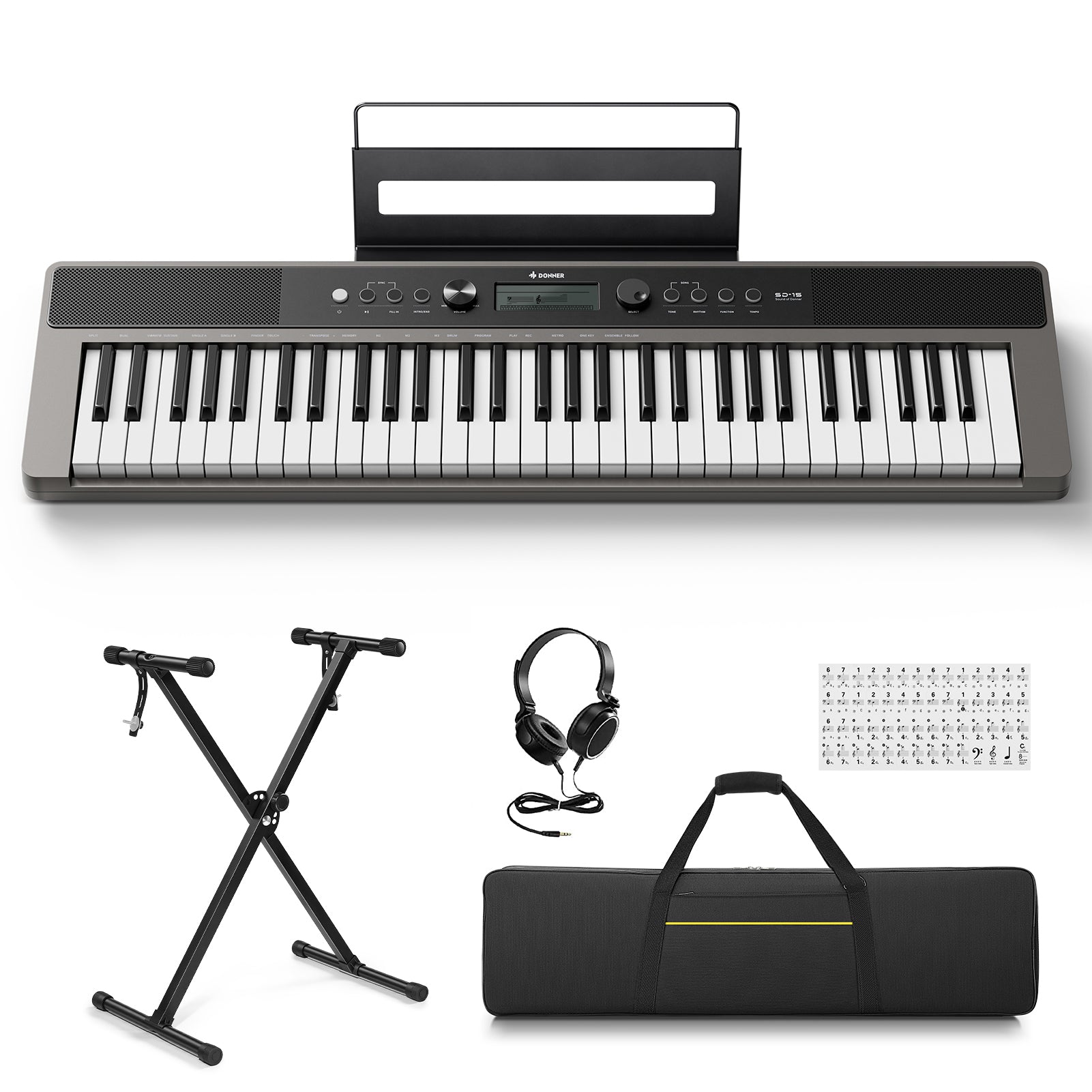 DONNER SD-15 61 Key Electronic Keyboard
