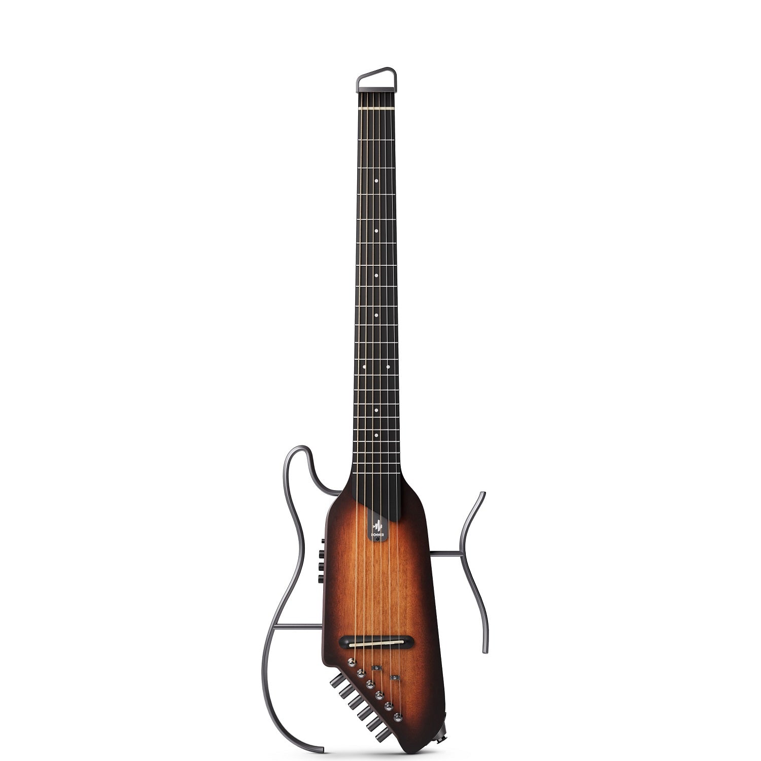 Donner HUSH I Headless Hush Guitar Electric Guitar Kit-Sunset##