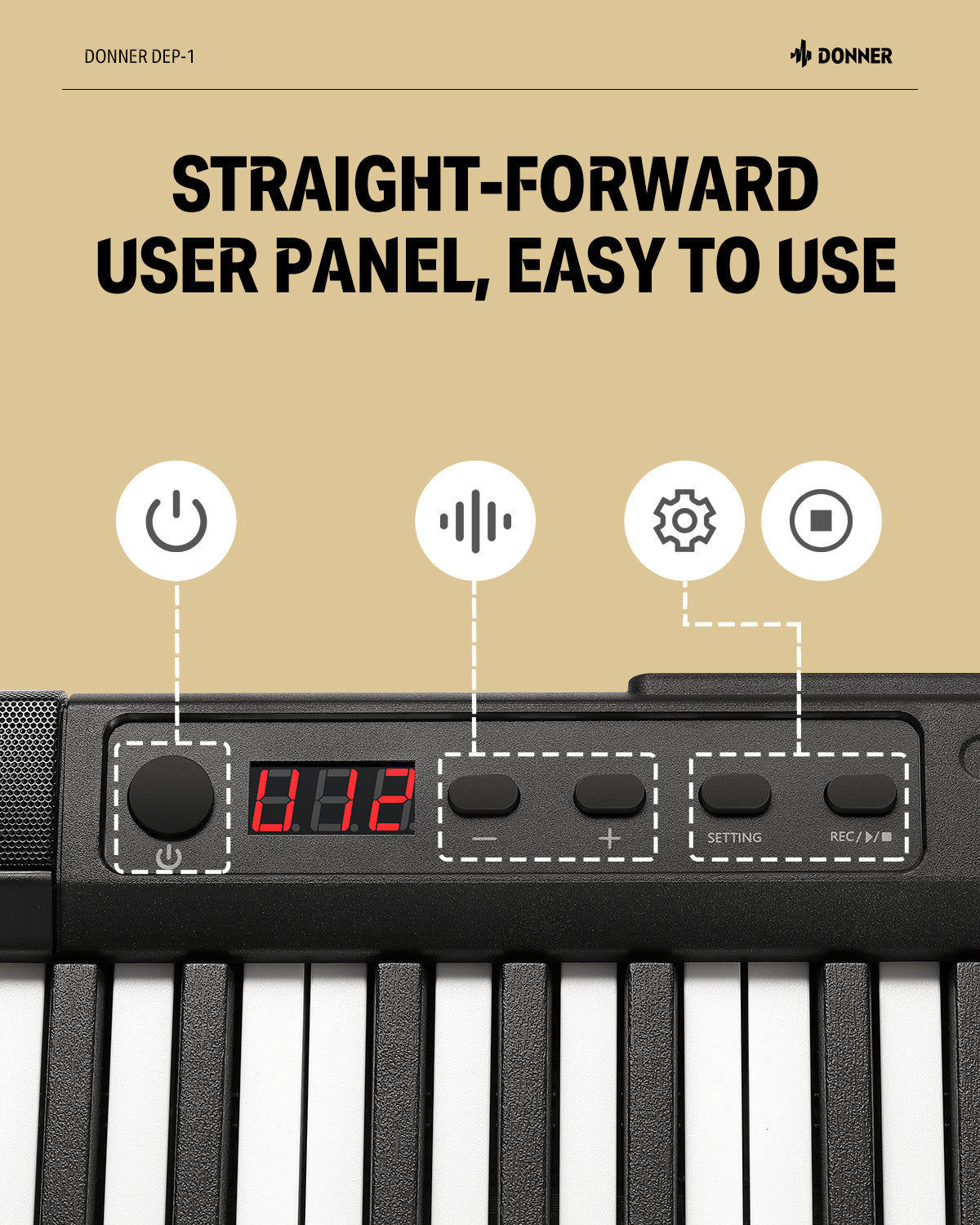 Donner DEP-1 Portable Digital Piano