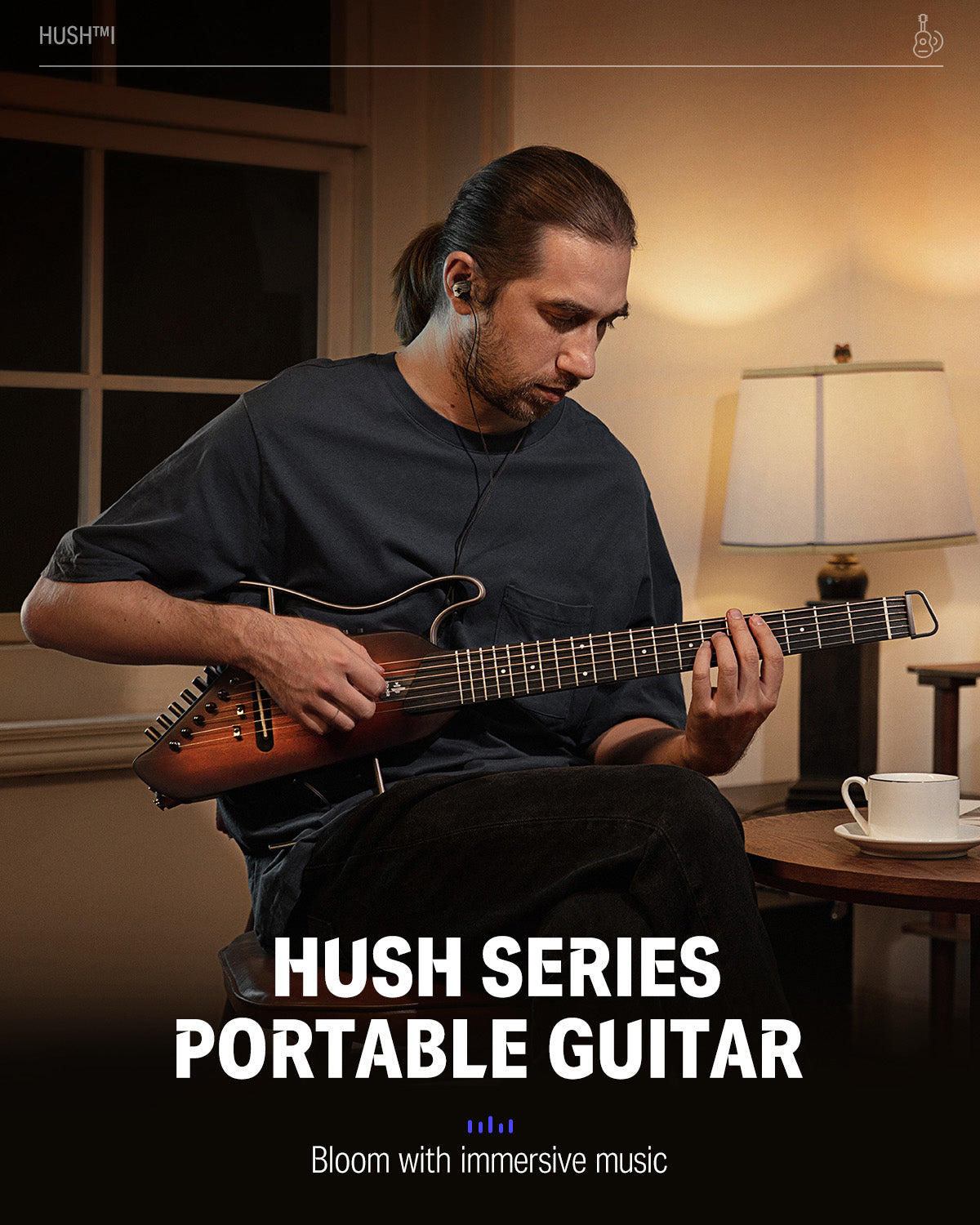 Donner HUSH I Acoustic-Electric Guitar