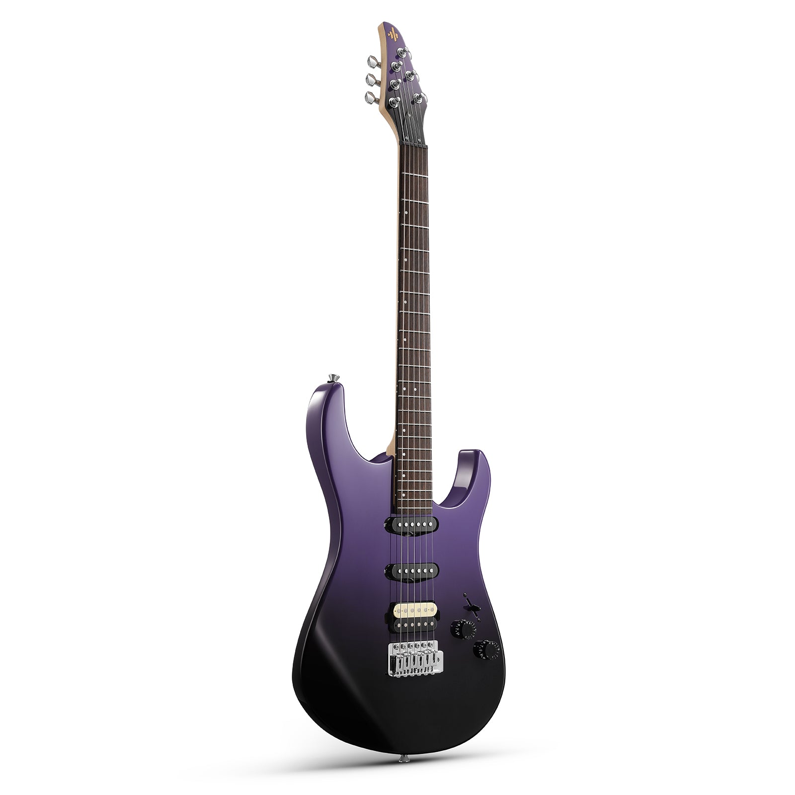 Donner DMT-66 Electric Guitar with Ceramic Single-Coil-Purple##