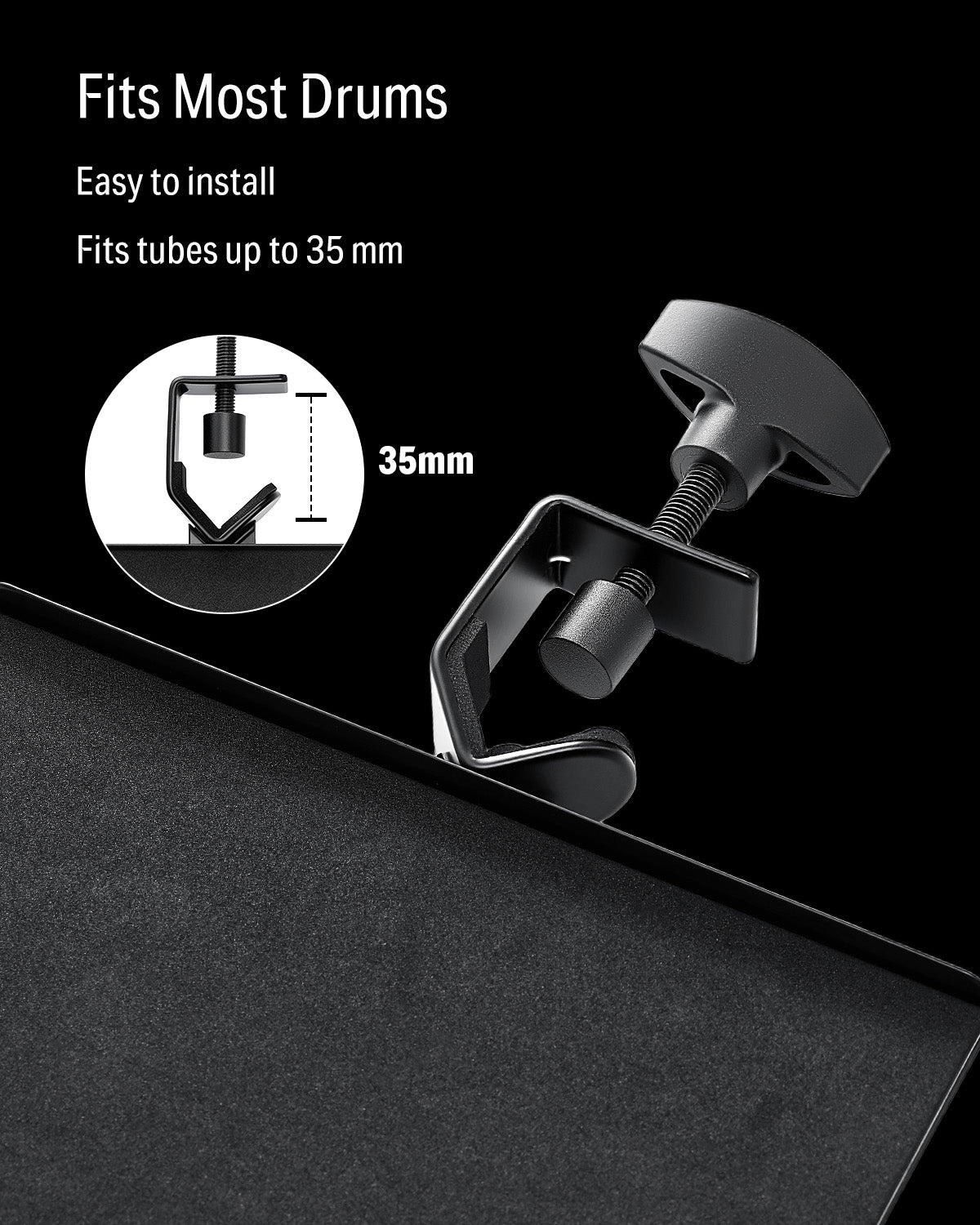 DONNER Electronic Drum Accessory Tray - Phone & Tablet Holder