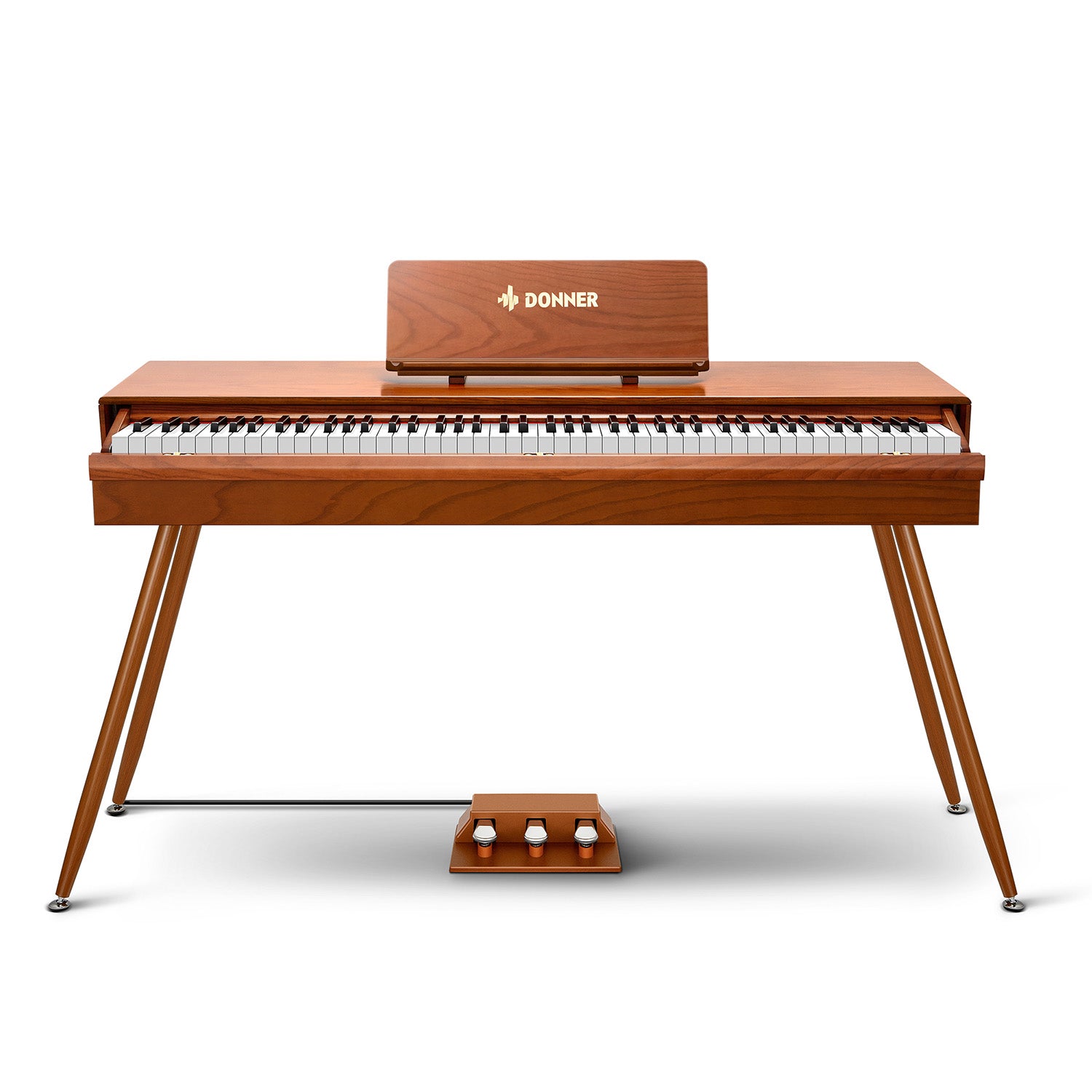 Donner DDP-80 PRO Solid Wood 88 Key Weighted Digital Piano Desk Drawer Design