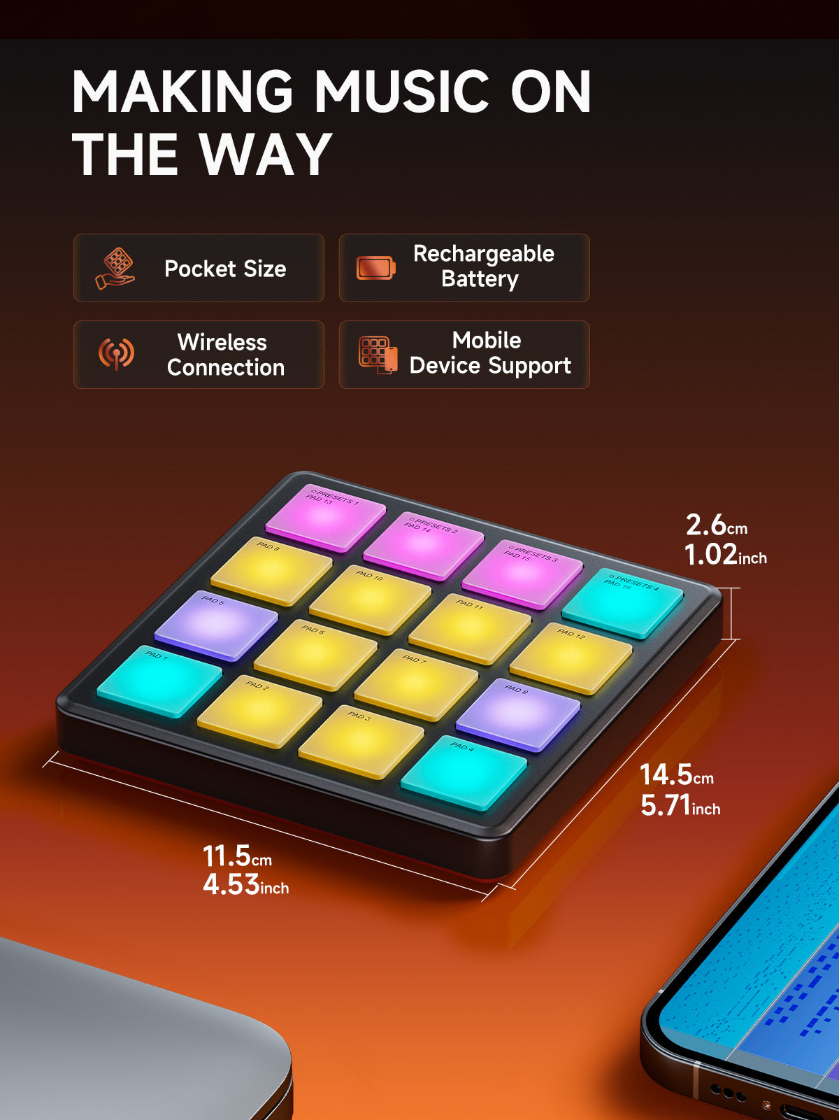 STARRYPAD MINI MIDI-CONTROLLER