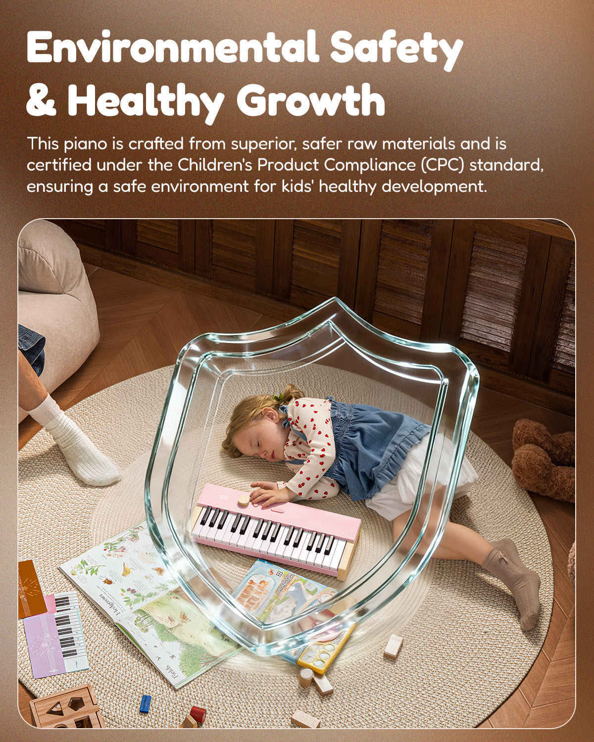 Eastar KIDO V-10 32 Keys Mini Digital Keyboard-Pink##