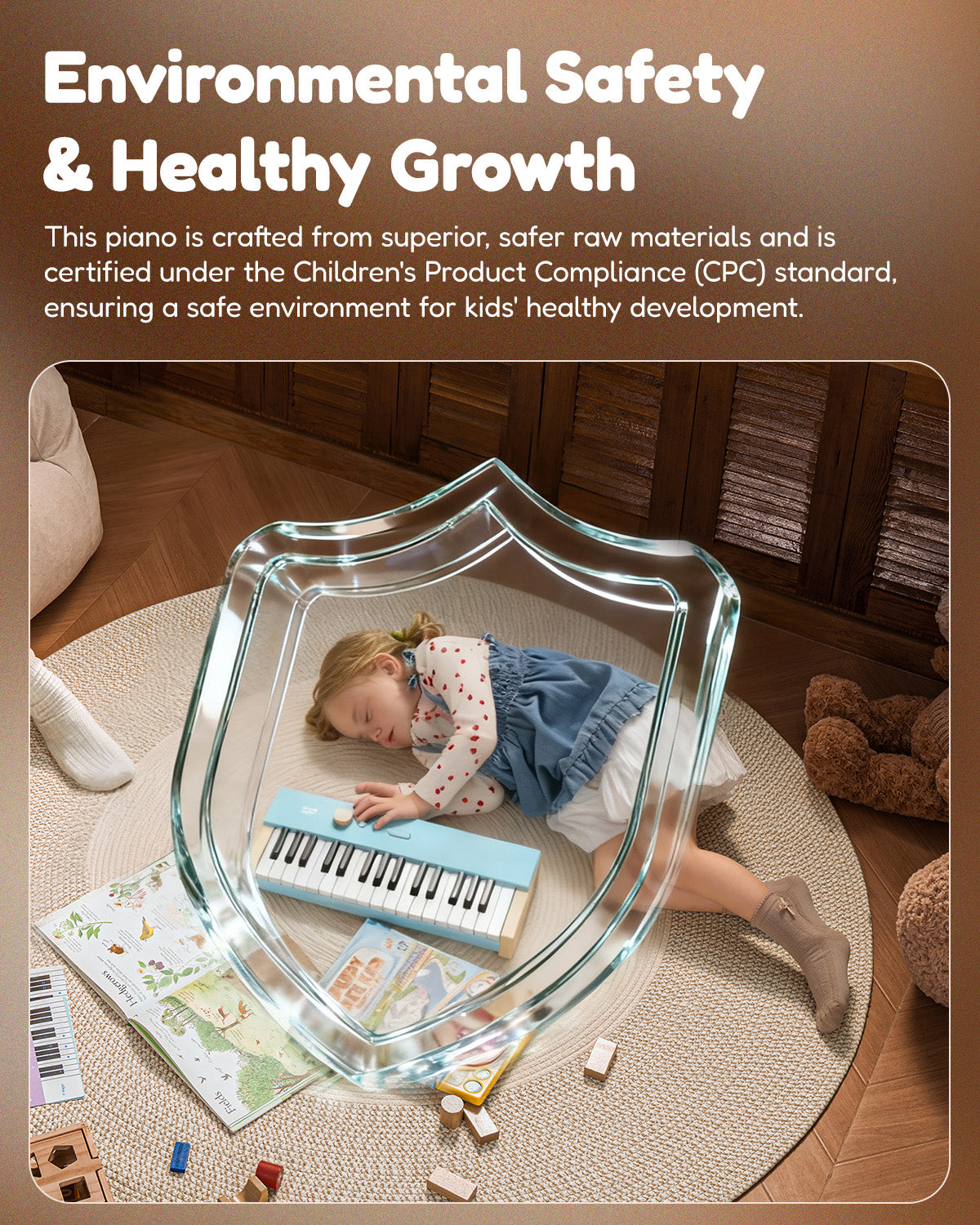 Eastar KIDO V-10 32 Keys Mini Digital Keyboard-32 keys blue##