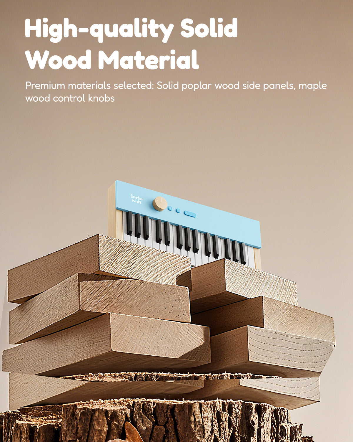 Eastar KIDO V-10 32 Keys Mini Digital Keyboard-Blue##