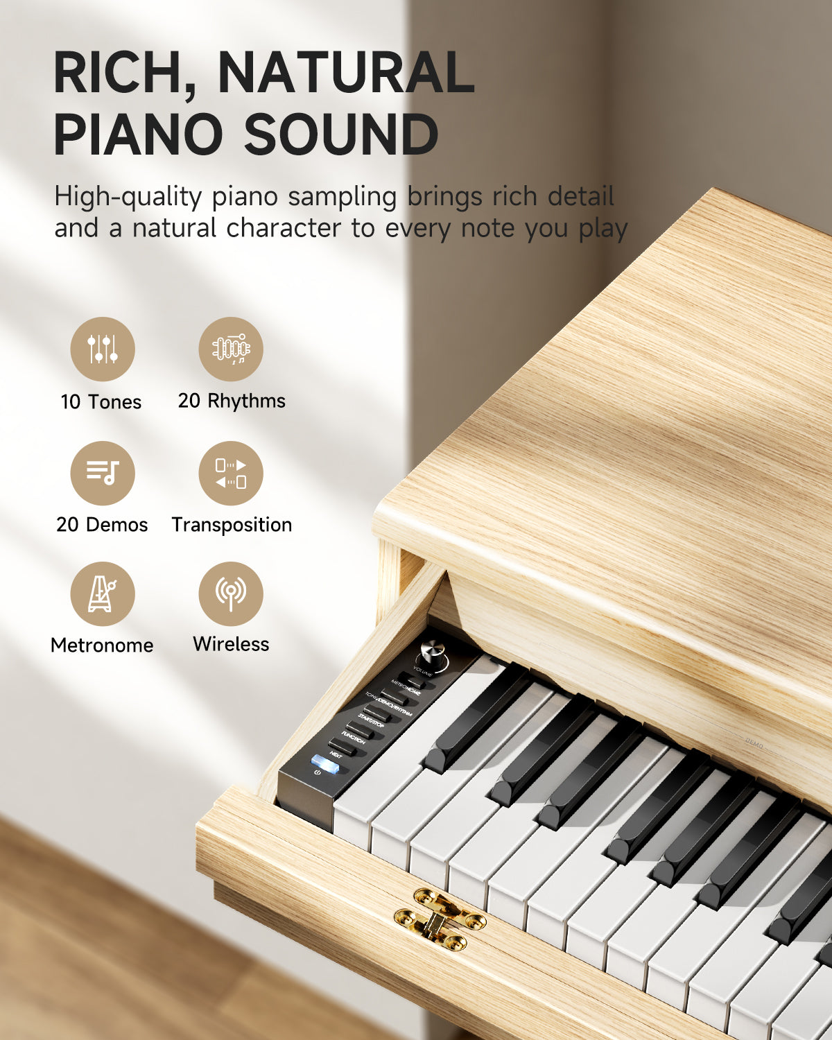 Donner DDP-65 88-Key Drawer Style Digital Piano