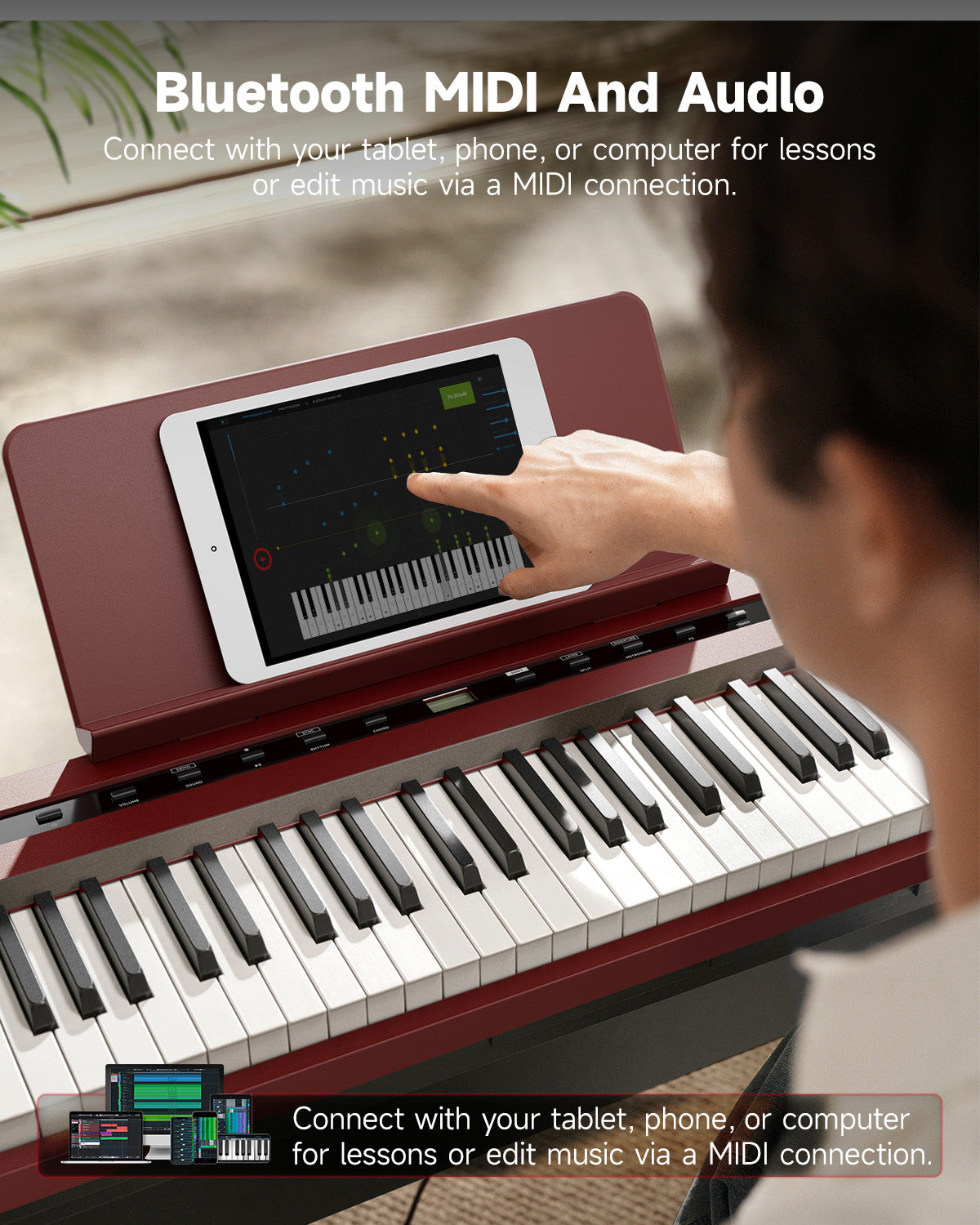 Donner DEP-16 88 Key Weighted Portable Digital Piano for Beginner