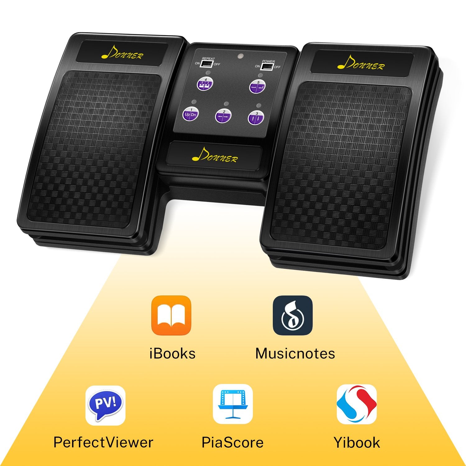 Donner Wireless Page Turner Pedal