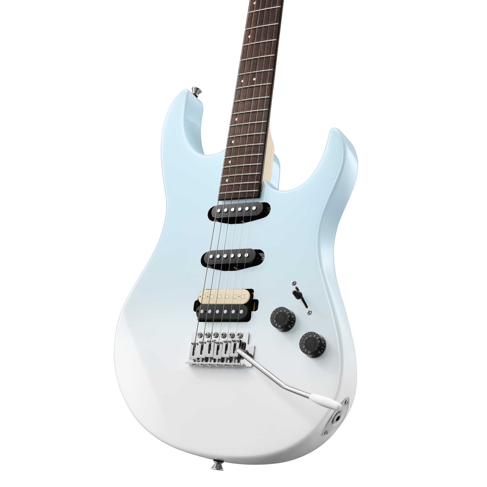 Donner DMT-66 Electric Guitar with Ceramic Single-Coil-Blue##