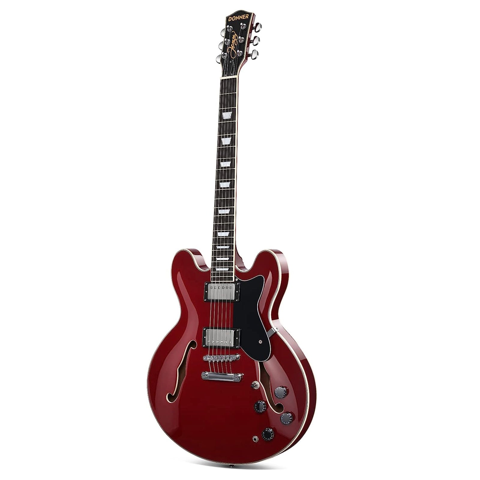 Donner DJP-1000 Electric Guitar-Pink##
