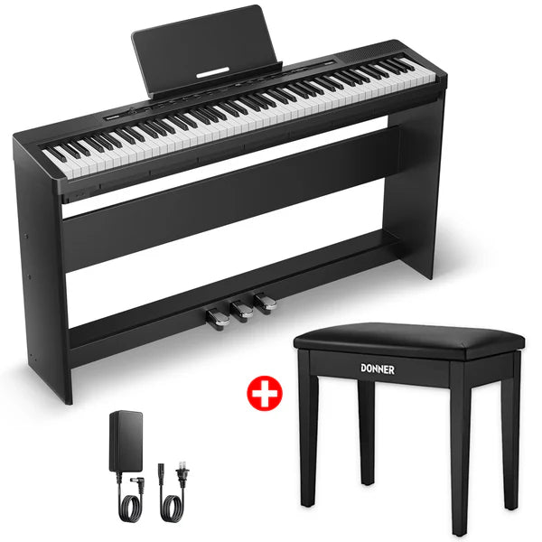 Donner DEP-16 88 Key Weighted Portable Digital Piano for Beginner