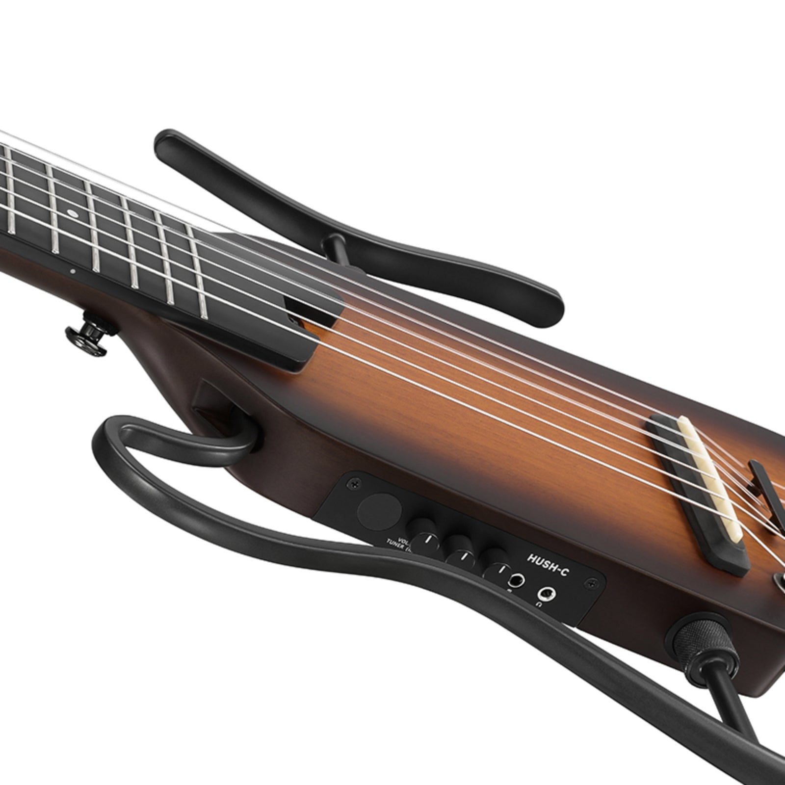Donner HUSH™ C Nylon Acoustic-Electric Guitar-Sunburst##