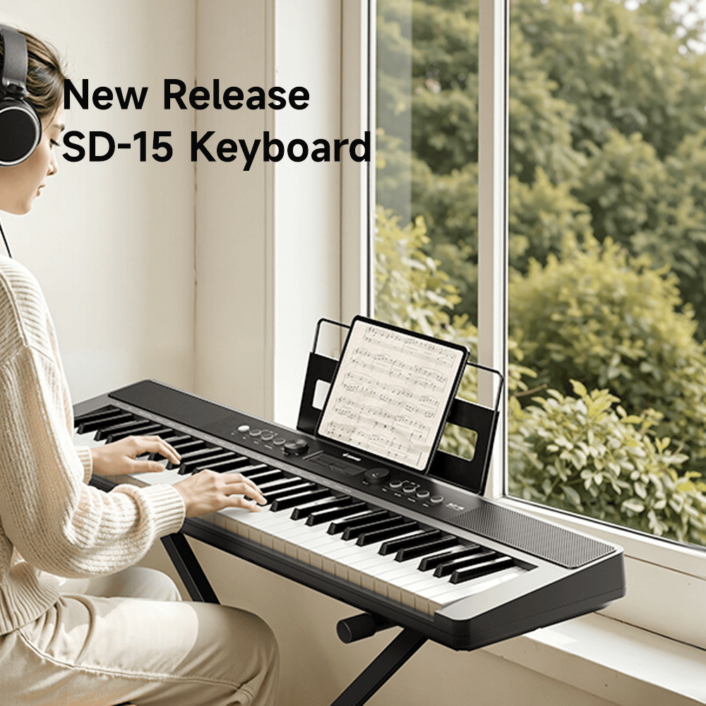 New Release: Donner SD-15 Portable Electronic Keyboard
