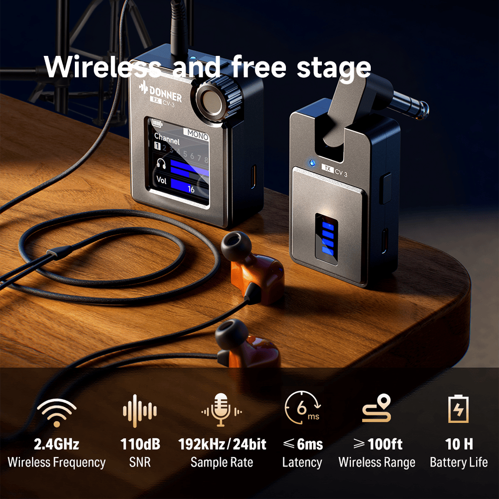 Donner CV-3 Wireless In Ear Monitor System Review