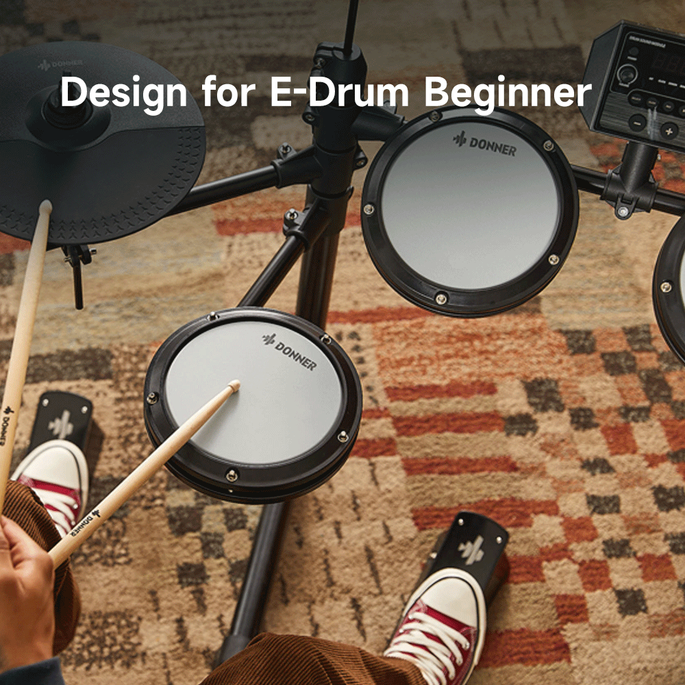 Donner DED‑80 Electronic Drum Kit – Beginner E‑Drum Essentials