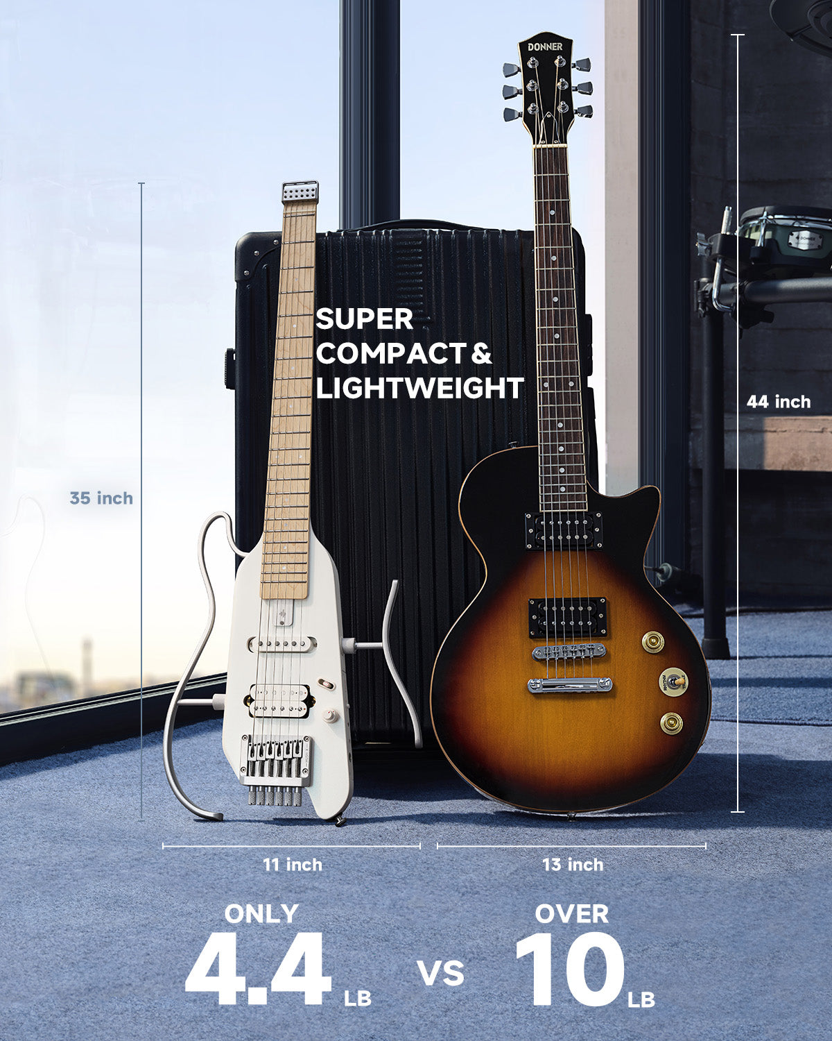 Donner HUSH X Electric Guitar