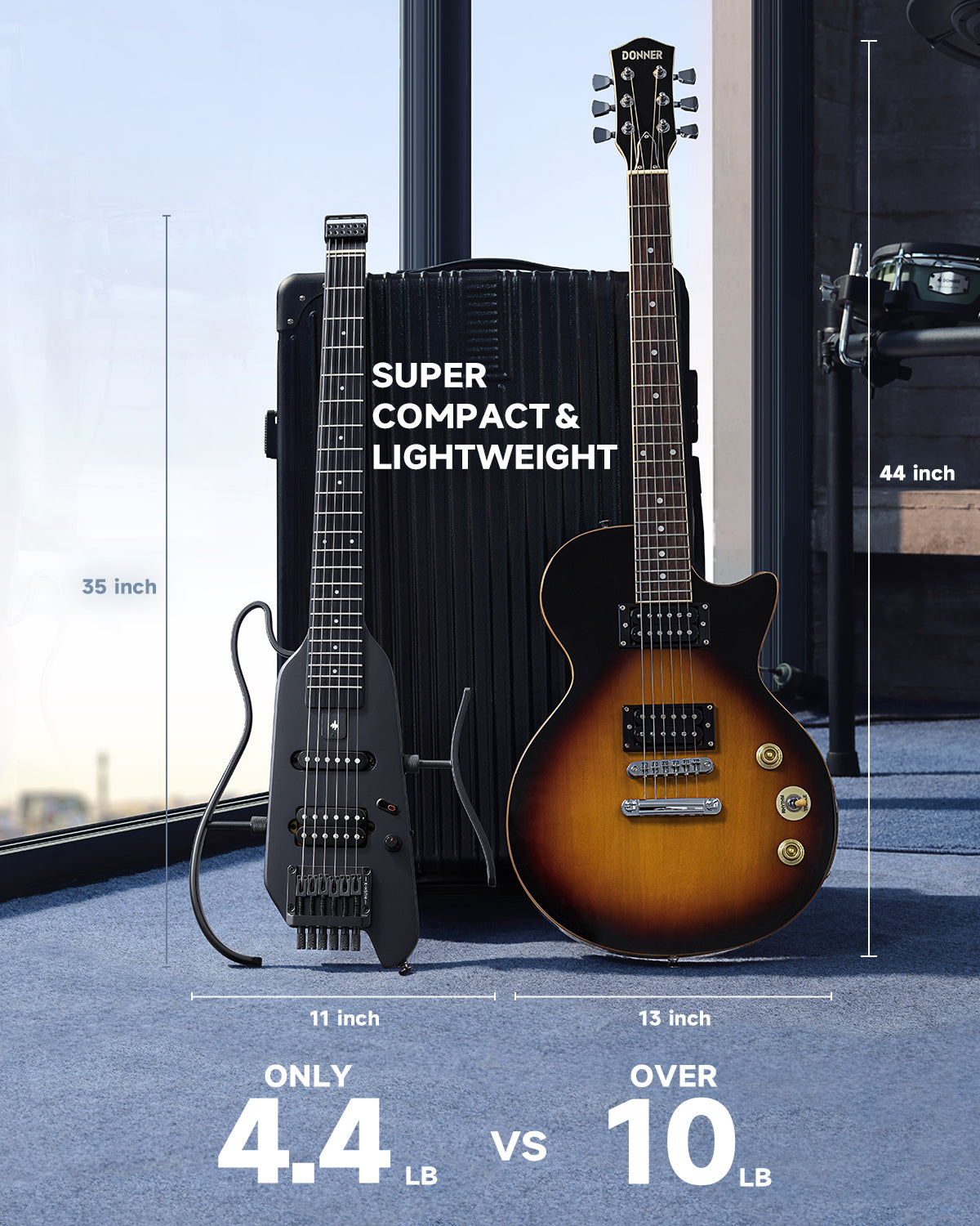 Donner HUSH X Electric Guitar