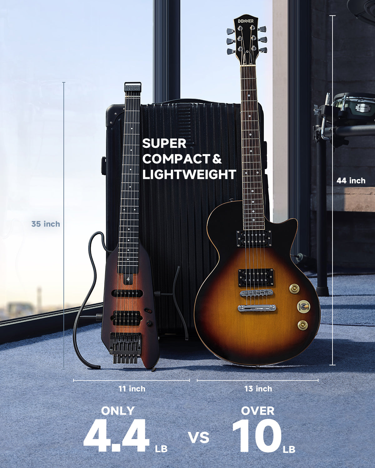 Donner HUSH X Electric Guitar