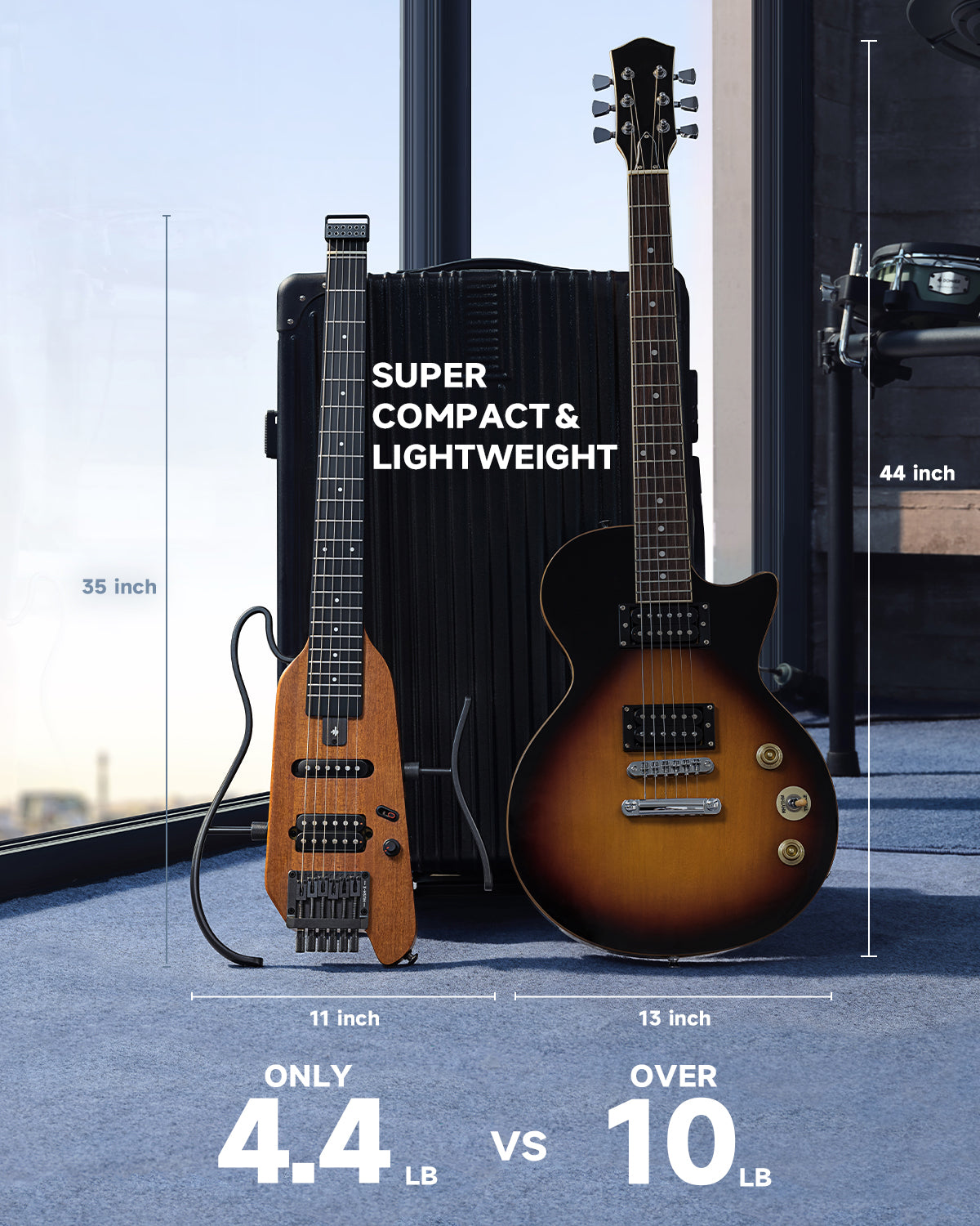 Donner HUSH X Electric Guitar