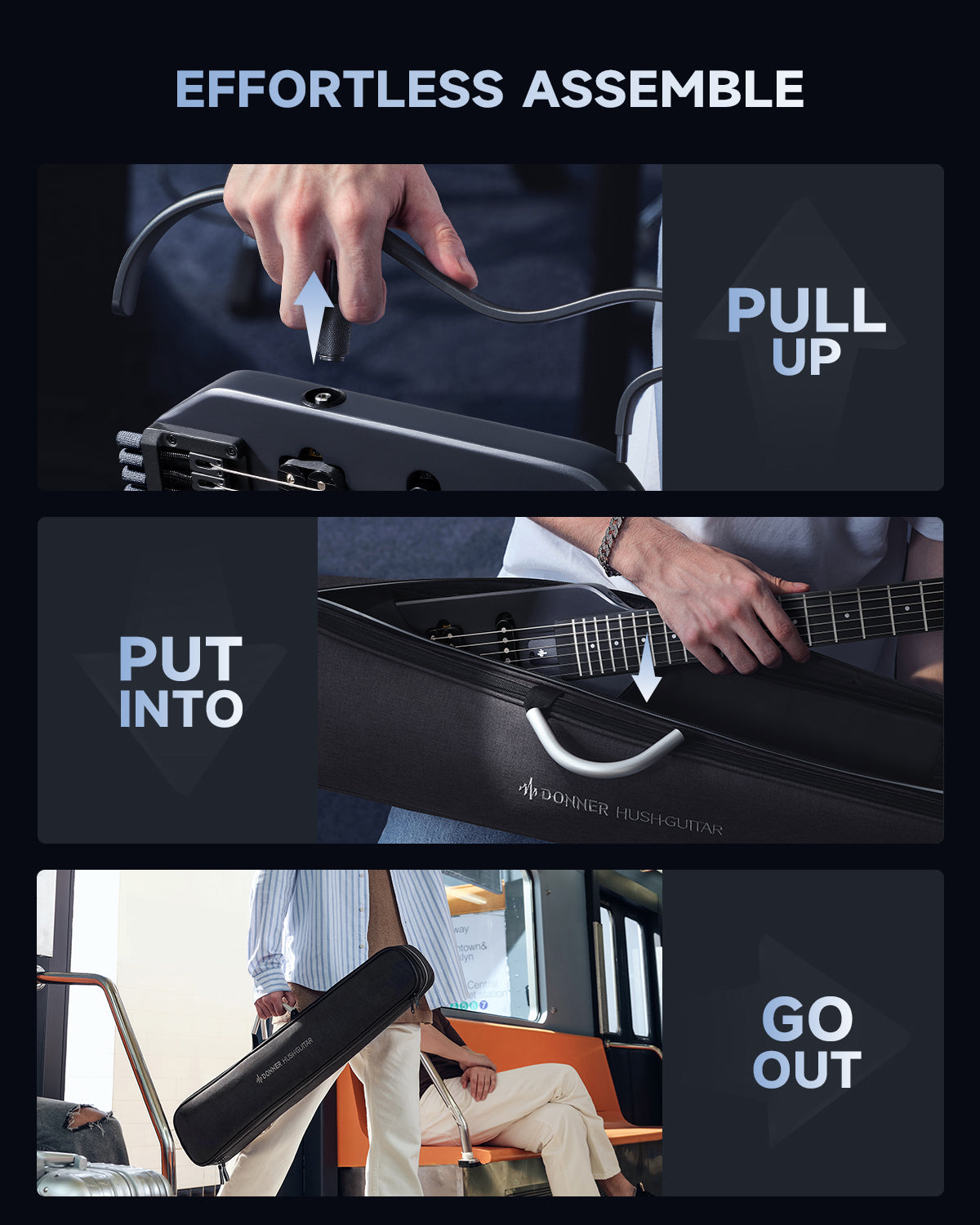 Donner HUSH X Electric Guitar