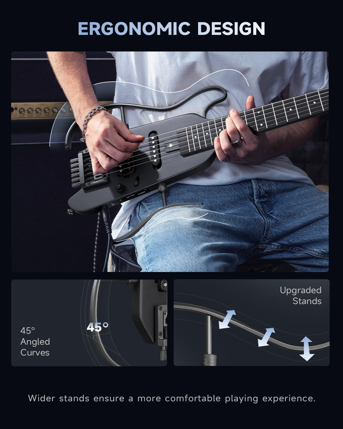 Donner HUSH X Electric Guitar