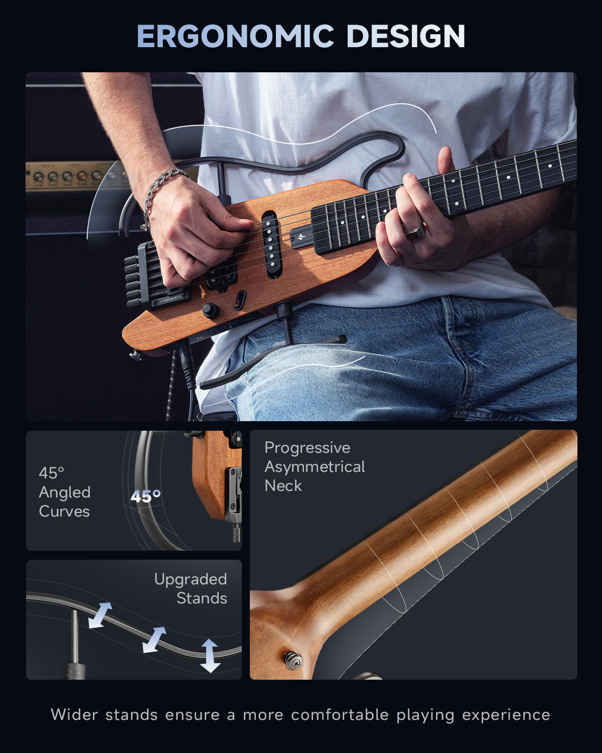 Donner HUSH X Electric Guitar