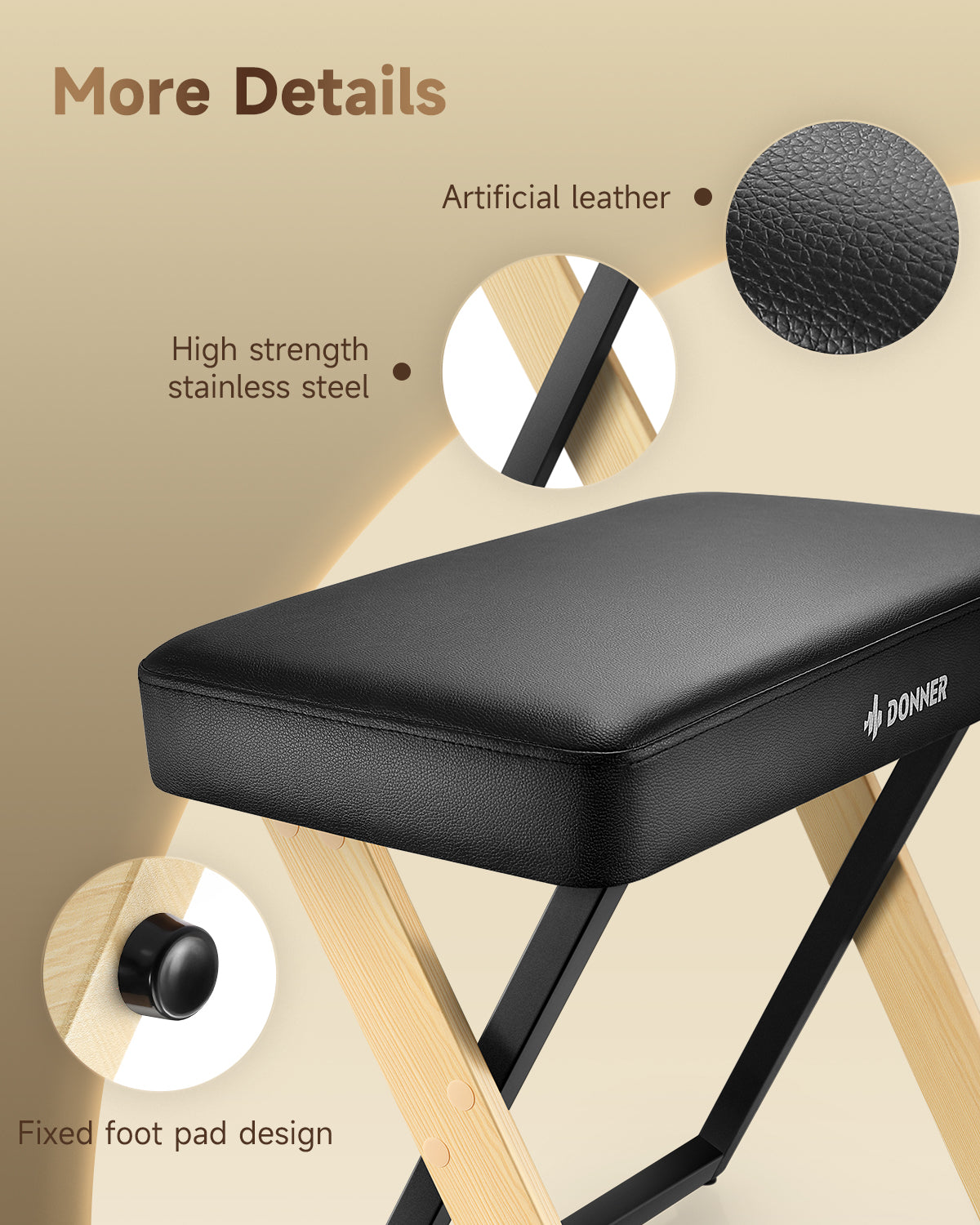 Donner DKB-300 Metal Piano Bench