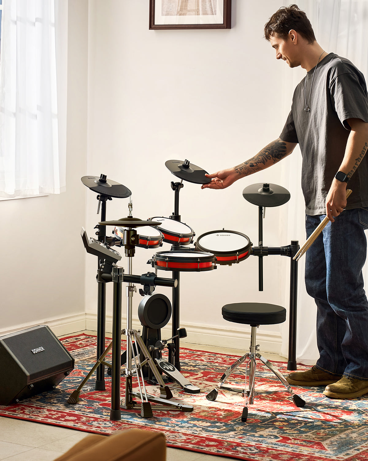 Donner DED-200 Pro Electronic Drum Set