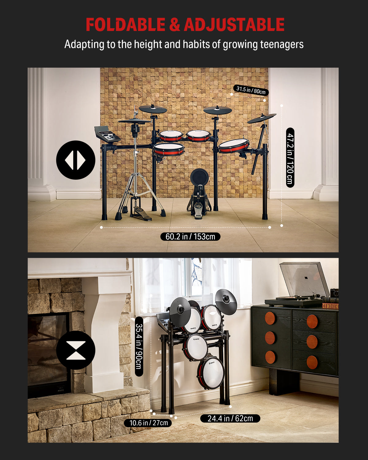 Donner DED-200 Pro Electronic Drum Set